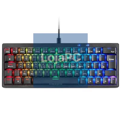 MARS GAMING TECLADO MECÂNICO RGB COMPACTO 60%
