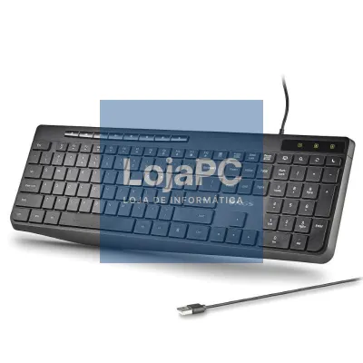NGS Teclado USB SPECTRA Ultra Slim Silen. USB-A