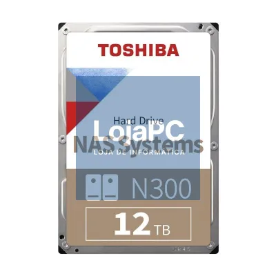 Toshiba N300 NAS HDD 12TB 3.5" SATA 6Gb-s 7200rpm
