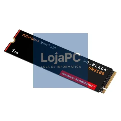 WD Black SN8100 SSD 1TB PCIe Gen5x4 14900 MB-s