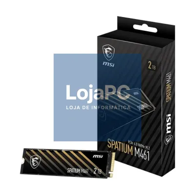 MSI SSD Spatium M461 2Tb PCIe 4.0 NVMe 5000 Mb-s