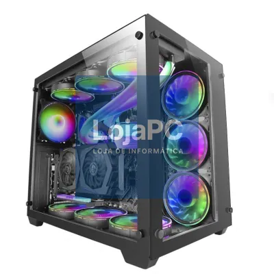 MARS GAMING Torre E-ATX MCV3 Premium XXL Black