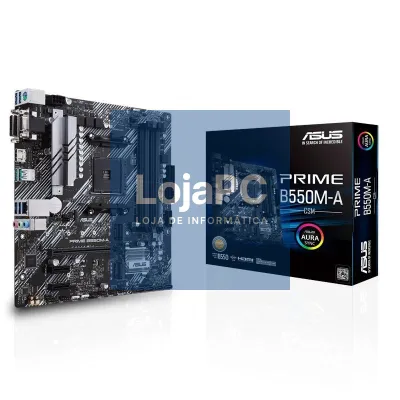 ASUS Placa-mãe PRIME B550M-A/CSM mATX AM4