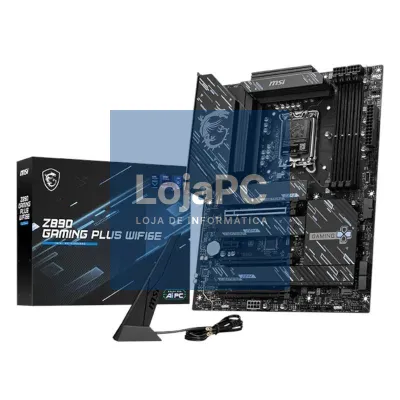 MSI Placa-mãe Z890 GAMING PLUS WIFI6E ATX LGA1851