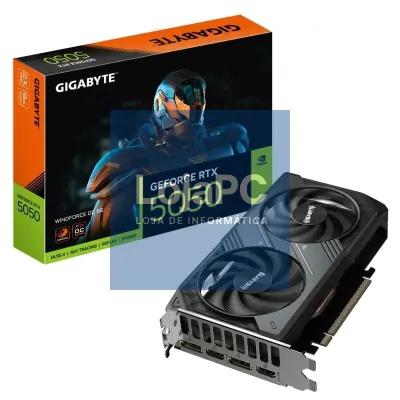 Gigabyte VGA NVIDIA RTX 5050 WINDFORCE OC 8G DDR6