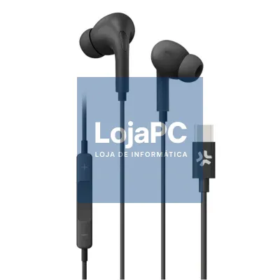 Celly Auscultadores cabo Usb-C Preto