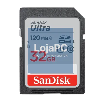 SanDisk Ultra 32GB SDHC Memory Card 120MB/s