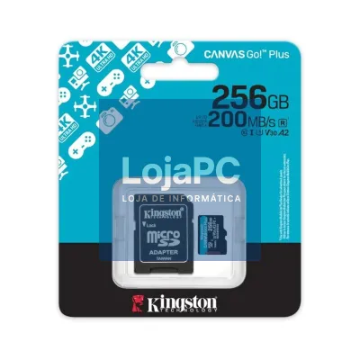 Kingston microSD Canvas Go! Plus 4 256GB 200 MB-s