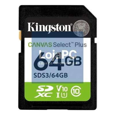 Kingston SD Canvas Select Plus Gen3 64GB 100 MB-s