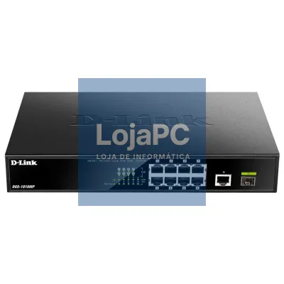 D-Link DGS-1010MP/E Switch 8xG PoE 1xG Up 1xG SFP