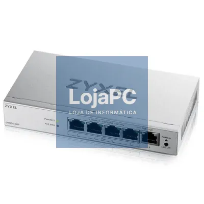 ZyXEL GS1200-5HPv3 Switch 5xGb (4xPoE+) 68W