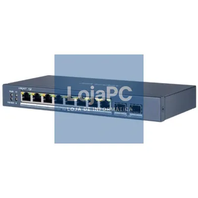 Hikvision DS-3E1510P-EI/M (B) Switch 8xGb PoE 2xGb