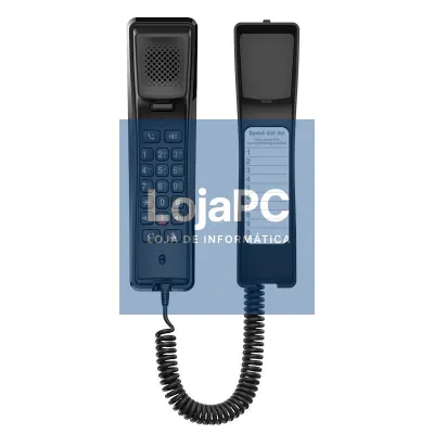 Fanvil H2U Tlf IP Hotel 2 Líneas SIP PoE Preto