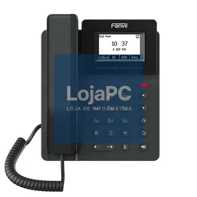 Fanvil V50G 2 líneas SIP 2.3"ecrã PoE 2xGbE
