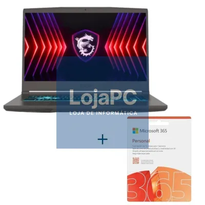 MSI Thin15-219ES AMD R7-7735HS W11H+ O365 Personal