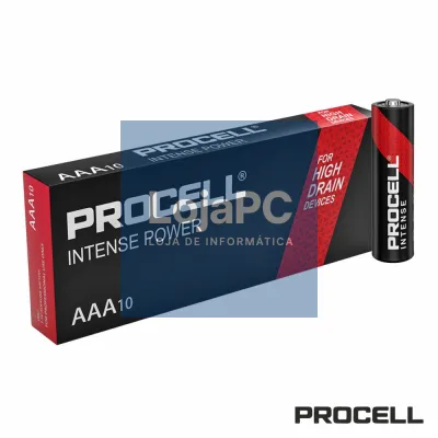 Pilha Alcalina LR03/AAA MX2400 1.5V10X Intense Power PROCELL