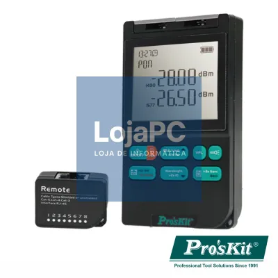 Medidor Fibra Óptica XGPON 4 Em 1 -70/+10dBm IP54 PROSKIT