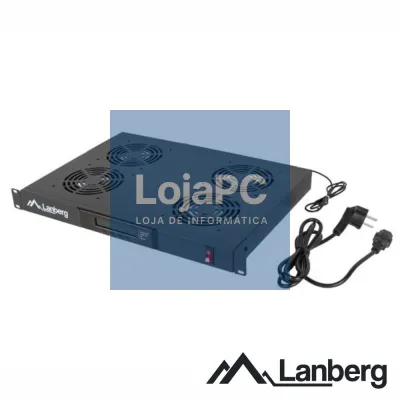 Painel de Ventilação C/ LCD P/ Bastidor / Rack 19" LANBERG