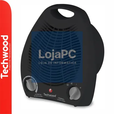 Aquecedor Termoventilador 2000W Preto TECHWOOD