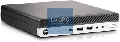 Computador HP EliteDesk 800 G4 Mini PC GRAU B · Intel Core i3 8100T 310 GHz 8 GB 256 SSD NO DVD W11P Preinstalado