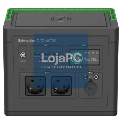 APC Schneider OffGrid Portable Power Station 730, 738Wh Lithium-ion, 2 Schuko, Sinewave