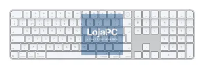 Apple Magic Keyboard with Touch ID and Numeric Keypad for Mac models with Apple silicon - Portuguese - White Keys