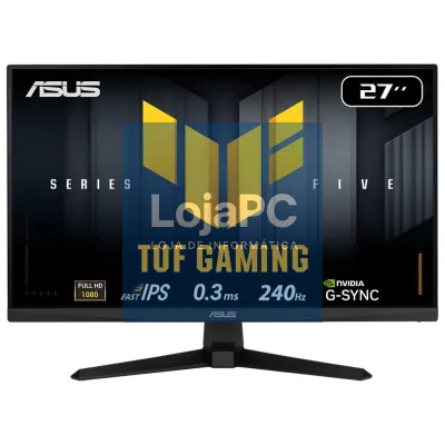 Asus VG279QM5A TUF Gaming Monitor Series 5 - 27 inch FULL HD (1920 X 1080), FAST-IPS PANEL, 240 Hz, ELMD Sync, AMD FreeSync, 1ms (GTG), DisplayWidget Center