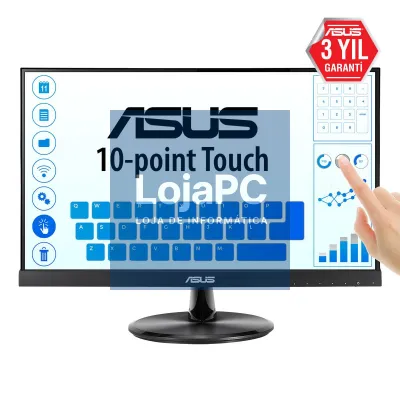 Asus VT229H - Monitor 21.5". FHD(1920x1080). IPS. 10-point Touch Monitor. HDMI. Flicker free. Low Blue Light. TUV certified