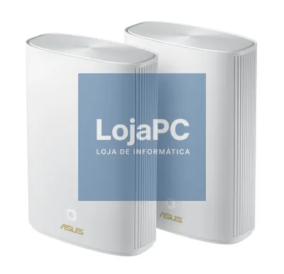 Asus ZenWiFi AX Hybrid (XP4) (2pk White) - AX1800 Dual-band Powerline Hybrid Mesh WiFi 6 System