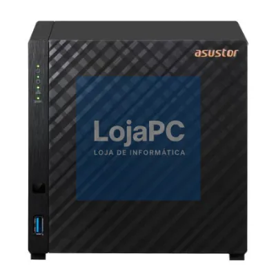 Asustor Drivestor 4 Gen 2 AS1204T 4 Bay NAS, Quad-Core 1.7GHz CPU, 2.5GbE Port, 1GB DDR4, Three USB 3.0 (Diskless)