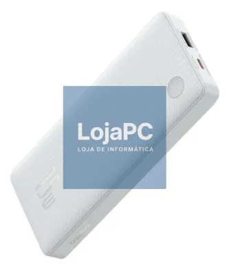 Baseus Airpow Lite Power Bank 10000mAh 15W Moon White (With Simple Series Data Cable USB to Type-C 30cm White)