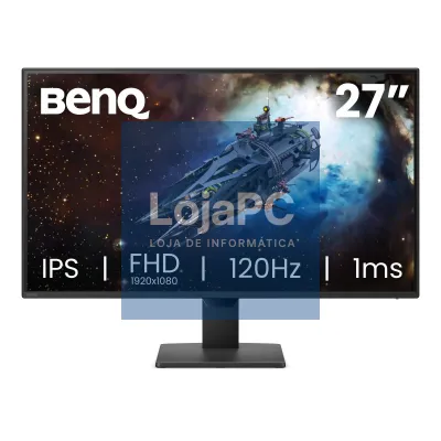 Benq GW2790P - Monitor 27'', IPS, 1920 x 1080, 120 Hz, 5 ms / 1 (MPRT), DP / HDMI, 120 Hz, 99% sRGB, Built-in Speakers, Native contrast 1500:1, Visual Optimizer