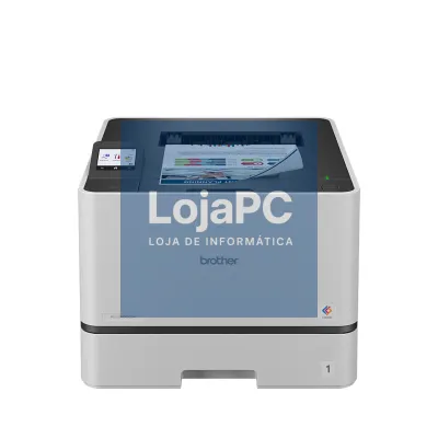 Brother HL-L8430CDW - Impressora laser a cores profissional com rede cablada, WiFi e duplex automático. Velocidade 31 ppm - Bandeja 250 folhas - LCD 6,8cm