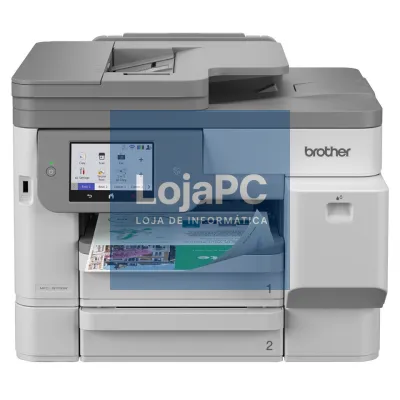 Brother MFCJ5115DW - Impressora multifunções profissional de tinta A4, WiFi, dupla bandeja, frente e verso automático, tinteiros XL - Impressora A4 | Copiadora A4 | Scanner A4 | Fax A4 Visor tátil