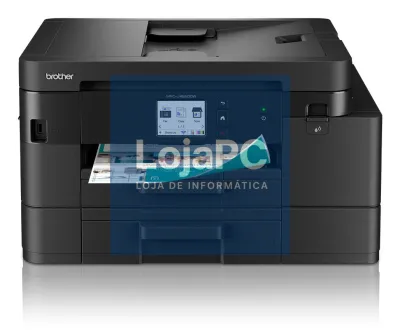 Brother MFCJ4550DW - Multifunções 4-em-1, LAN, WIFI, WIFI DIRECT, duplex na impressão, Bandeja 400 folhas, Conexão móvel/Cloud, Visor tátil de 6,8cm, ADF 20 folhas