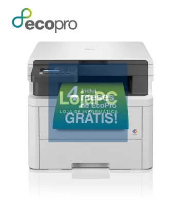 Brother DCPL3520CDWE - Impressora multifunções laser LED a cores com rede cablada e WiFi, impressão automática em frente e verso e visor LCD de 2 linhas.Impressora, Copiadora, Scanner