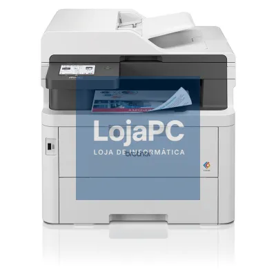 Brother MFC-L3760CDW: Multifunções laser LED a cores: Impressão, Digitalização e Fax, velocidade de impressão 26ppmGigabit Ethernet, Wifi 5GHz e USB, visor tátil 8,8cm, bandeja de 250 folhas