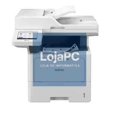 Brother MFC-L6710DW - Impressora multifunções laser monocromática de alta produtividade, duplex automático 4 em 1, rede cablada e WiFi. Impressora | Copiadora | Scanner | Fax. Bandeja 520 folhas -
