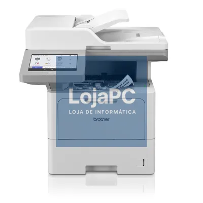Brother MFC-L6910DN - Impressora multifunções laser monocromática de alto rendimento, duplex automático 4 em 1, rede cablada e WiFi opcional. Impressora | Copiadora | Scanner | Fax. Bandeja 520