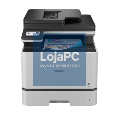 Brother Impressora multifunções laser cores profissional de alta velocidade, todas as funções em frente e verso, com rede cablada e WiFi. Velocidade 31 ppm - Bandeja 250 folhas - ADF 80 folhas - LCD
