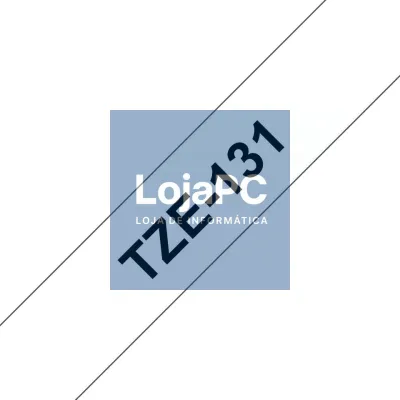 Brother Fita Laminada de 12 mm - Transparente/Preto, para P-Touch