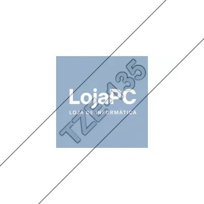 Brother Fita laminada - Texto branco sobre fundo transparente, Largura: 12mm. Comprimento: 8m