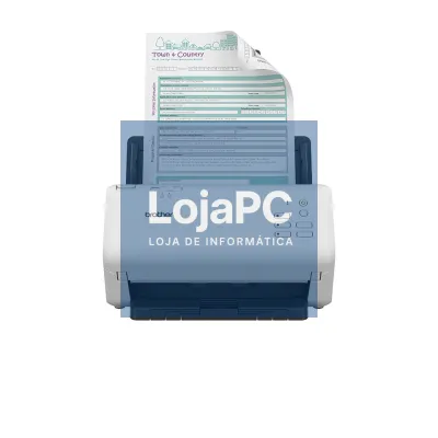 Brother ADS-4300N - Scanner profissional de alta velocidade com frente e verso automático e rede cablada, Velocidade 40fpm/80ppm - ADF 80 folhas - 5.250 folhas/dia - Rede cablada