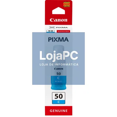 Canon GI-50 Cyan Ink Bottle - Compativel: PIXMA G5050 /PIXMA G6050