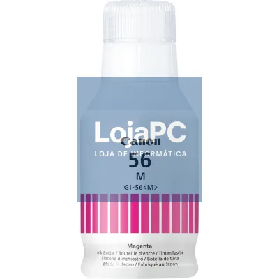 Canon GI-56M - Magenta Ink Bottle - Compativel com Maxify GX3050, GX4050, GX5050, GX5550, GX6050, GX6550 e GX7050