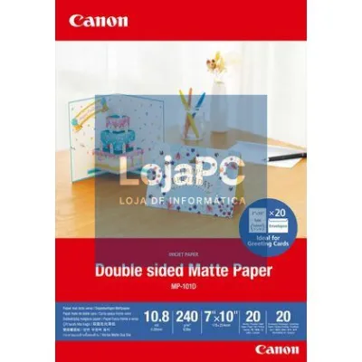 Canon MP-101D 7x10 20 - Double Matte Photo Paper 7x10 20 sheets