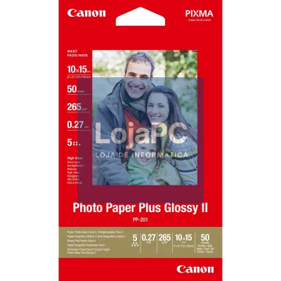 Canon Photo Paper Plus PP-201 4X6 (50 folhas)