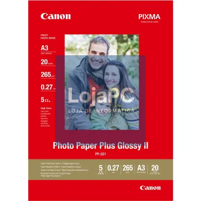 Canon Photo Paper Plus PP-201 A3 (20 folhas)