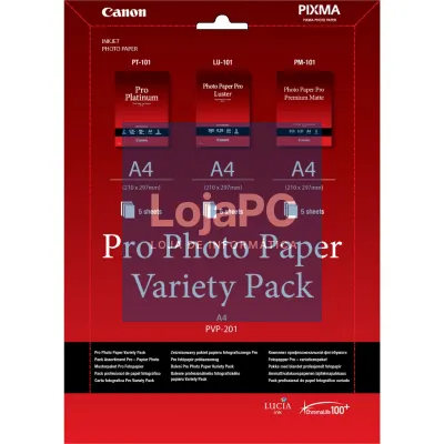 Canon Photo Paper Variety Pack PVP-201 PRO A4