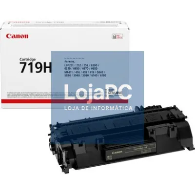 Canon 719H Toner Cartridge Preto Hight Capacity